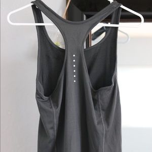 grey dri fit nike tank top
